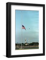 Space Center Lowering Flag-D. Dunaway-Framed Photographic Print