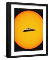 Space Chase-Taudalpoi-Framed Giclee Print