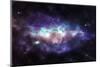 Space Clouds-Twin design-Mounted Photographic Print