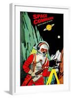 Space Commando-null-Framed Art Print