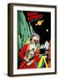 Space Commando-null-Framed Art Print