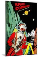 Space Commando-null-Mounted Art Print