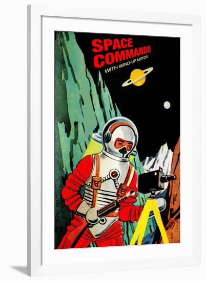 Space Commando-null-Framed Art Print