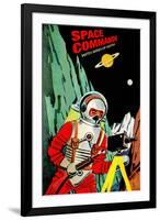 Space Commando-null-Framed Art Print