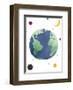 Space Cosmos-Archie Stone-Framed Art Print