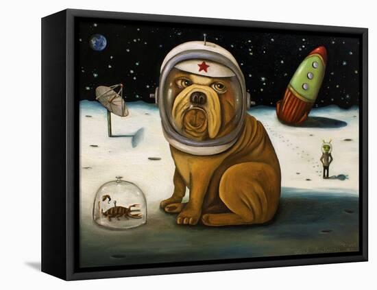 Space Crash-Leah Saulnier-Framed Stretched Canvas