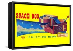 Space Dog-null-Framed Stretched Canvas