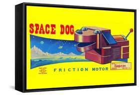 Space Dog-null-Framed Stretched Canvas