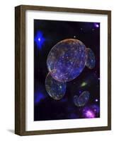 Space Drifters-MusicDreamerArt-Framed Giclee Print