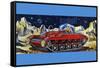 Space Exploration Tank-null-Framed Stretched Canvas