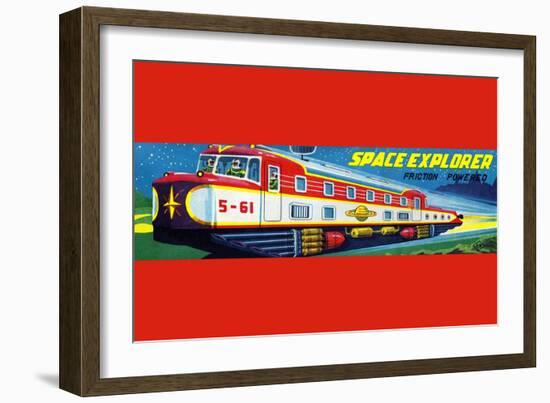 Space Explorer 5-61-null-Framed Art Print