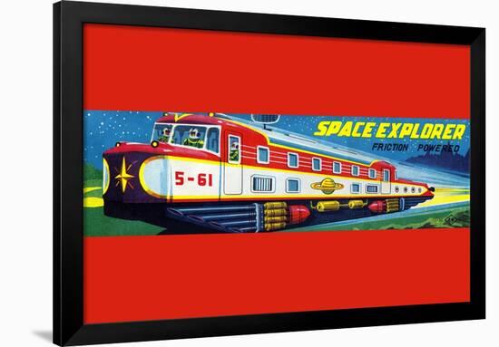 Space Explorer 5-61-null-Framed Art Print