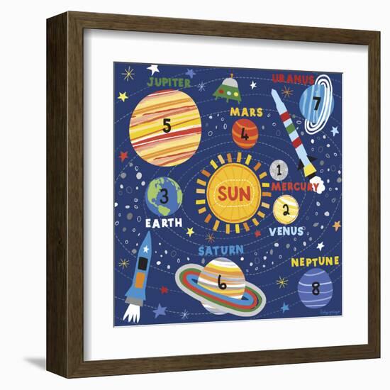 Space Explorer I-Lesley Grainger-Framed Art Print