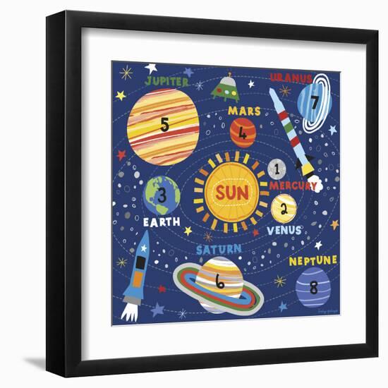 Space Explorer I-Lesley Grainger-Framed Art Print