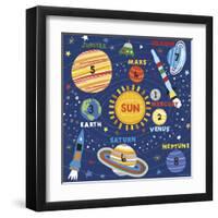 Space Explorer I-Lesley Grainger-Framed Art Print