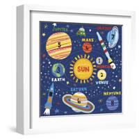 Space Explorer I-Lesley Grainger-Framed Art Print