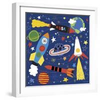 Space Explorer II-Lesley Grainger-Framed Giclee Print