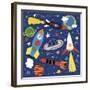 Space Explorer II-Lesley Grainger-Framed Giclee Print