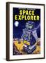 Space Explorer-null-Framed Art Print