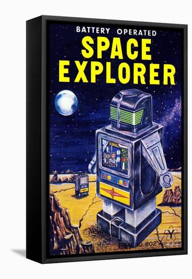 Space Explorer-null-Framed Stretched Canvas