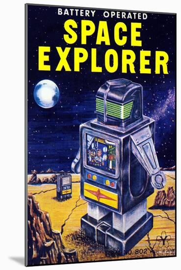 Space Explorer-null-Mounted Art Print