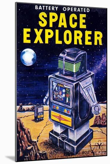 Space Explorer-null-Mounted Art Print