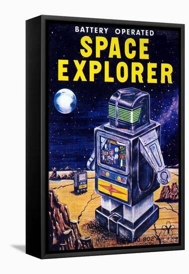 Space Explorer-null-Framed Stretched Canvas