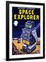 Space Explorer-null-Framed Art Print