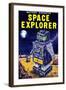 Space Explorer-null-Framed Art Print