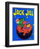 Space Fetch - Jack and Jill, May 1978-Tom Eaton-Framed Premium Giclee Print