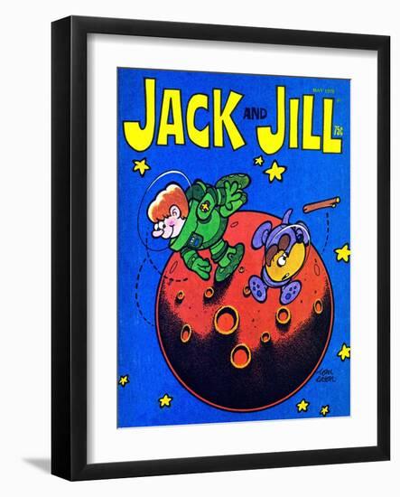 Space Fetch - Jack and Jill, May 1978-Tom Eaton-Framed Giclee Print