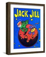 Space Fetch - Jack and Jill, May 1978-Tom Eaton-Framed Premium Giclee Print