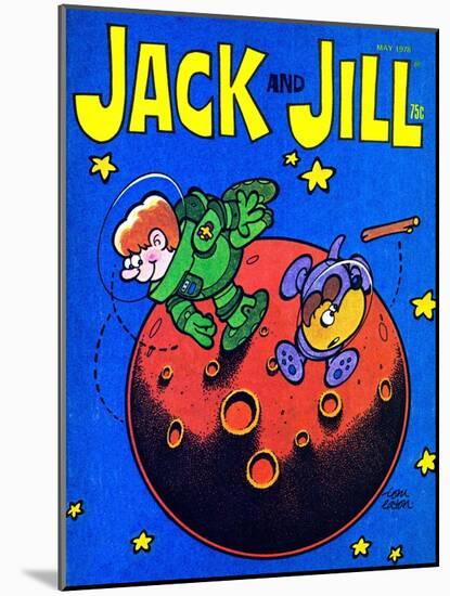 Space Fetch - Jack and Jill, May 1978-Tom Eaton-Mounted Premium Giclee Print
