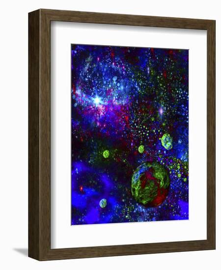 Space Gypsies-MusicDreamerArt-Framed Giclee Print