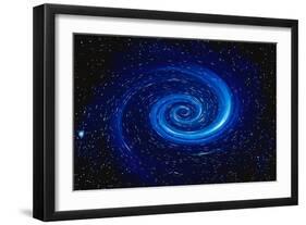 Space Image Generated by Computer Graphics-Stocktrek-Framed Photographic Print