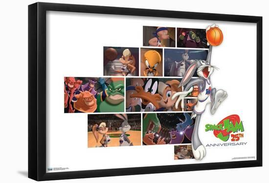 Space Jam - 25th Collage-Trends International-Framed Poster