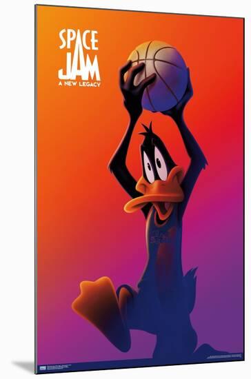 Space Jam: A New Legacy - Daffy Duck One Sheet-Trends International-Mounted Poster