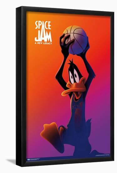 Space Jam: A New Legacy - Daffy Duck One Sheet-Trends International-Framed Poster