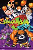 Space Jam- Movie Artwork-null-Lamina Framed Poster