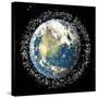 Space Junk, Conceptual Artwork-Roger Harris-Stretched Canvas