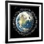 Space Junk, Conceptual Artwork-Roger Harris-Framed Photographic Print