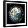 Space Junk, Conceptual Artwork-Roger Harris-Framed Photographic Print