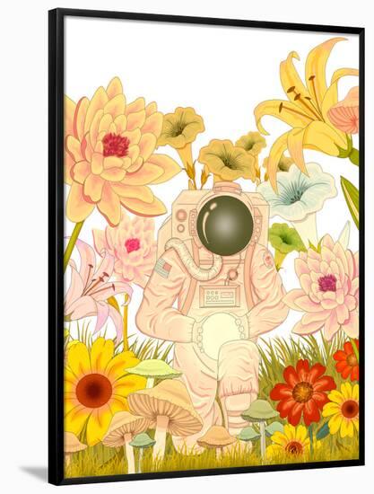 Space Meadow-null-Framed Poster