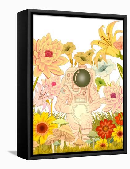 Space Meadow-null-Framed Stretched Canvas