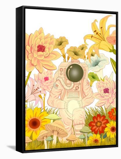 Space Meadow-null-Framed Stretched Canvas