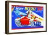 Space Missile Tank-null-Framed Art Print