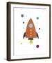 Space Mission-Archie Stone-Framed Giclee Print