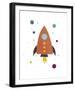 Space Mission-Archie Stone-Framed Giclee Print