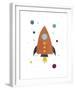 Space Mission-Archie Stone-Framed Giclee Print