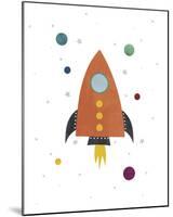 Space Mission-Archie Stone-Mounted Giclee Print